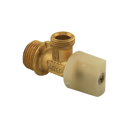 Zawór wodny ARCO A80 kątowy, mosiądz GZ 1/2'' x GZ 3/8''