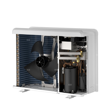 Pakiet - Pompa ciepła powietrzna powietrze-woda monoblok ARISTON NIMBUS COMPACT M NET R32 5 kW 230 V + Moduł naścienny Sensys Net z łącznością Wi-Fi