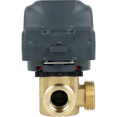 Zawór 3-drogowy AZV 647, G1" kątowe, DN20, Kvs 5,5, 230 V AC, AB-B