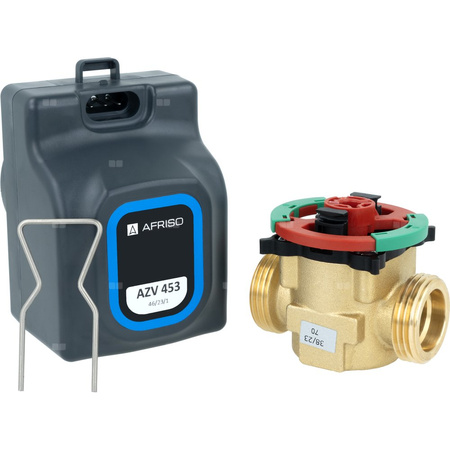 2-drogowy zawór strefowy AZV 453, DN20, G1", Kvs 10, 230 V AC, NO
