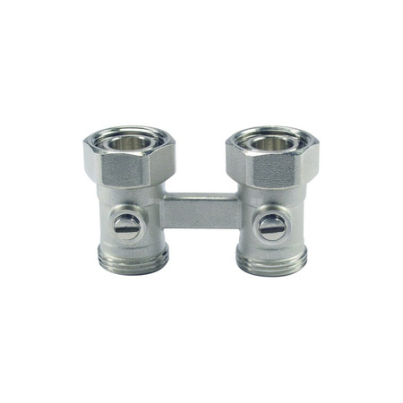 Zawór prosty, podwójny z odcięciem, 3/4", (minimalne zamówienie 10 szt.)