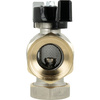 Zawór kulowy z filtrem siatkowym i magnesem BFV, GW G3/4''
