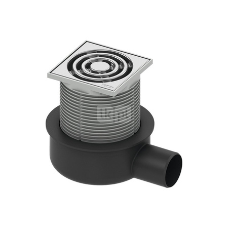 TECEdrainpoint S - zestaw odplywowy super plaski, poziomy