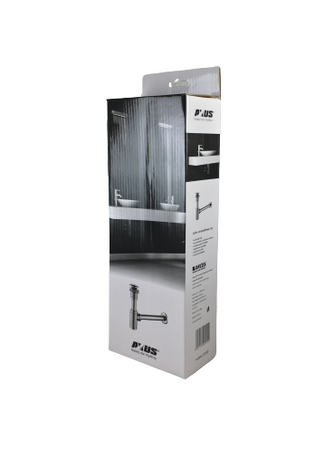 Syfon umywalkowy but. okrągły pod. prost fi 32 korek klik-klak 1 1/4 bez przelewu -AKCES