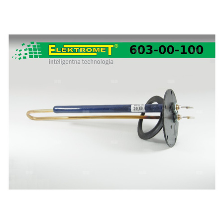 Część zamienna - wkład emaliowany grzałka z uszczelkami i kryzą okrągłą