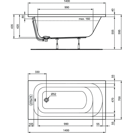 SIMPLICITY WANNA 140 X 70