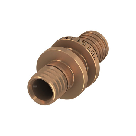 Złączka prosta TECE flex, brąz, 40 mm (zz x zz)