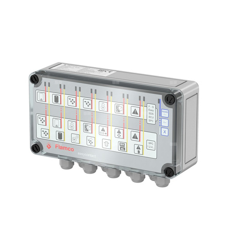 Urządzenie sterujące Sinum Easy 1.0, elektroniczne do wskazywania statusu parametrów roboczych systemu utrzymania ciśnienia.