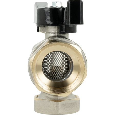 Zawór kulowy z filtrem siatkowym i magnesem BFV, GW G3/4''