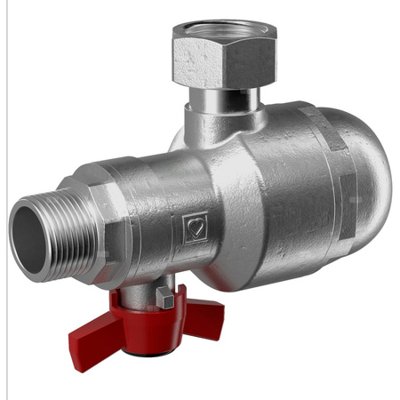 Filtr do wody HERZ magnetyczny mosiądz (chromowany) Gwint zewnętrzny DN 20 max. 10 bar