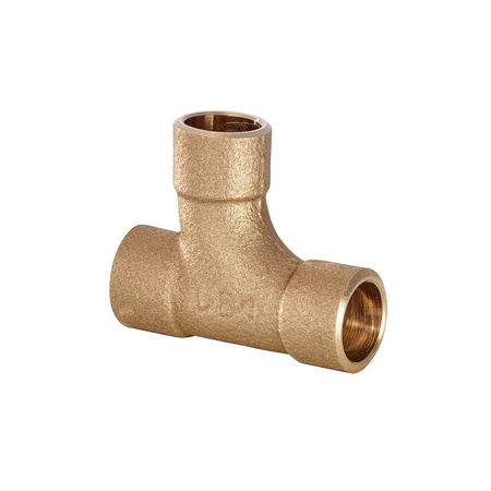 Trójnik IBP 4131 Równoprzelotowy brąz 18 mm (lut wewnętrzny x lut wewnętrzny x lut wewnętrzny)