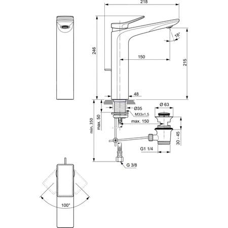 CONCA BATERIA UMYWALKOWA WYS. 5L PUW/M BR NICK
