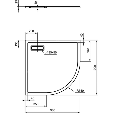 ULTRAFLAT NEW BRODZIK 90X90 KWAD. SILK