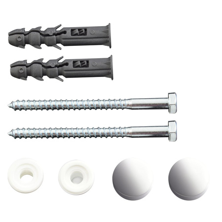 Zestaw do mocowania WC chrom