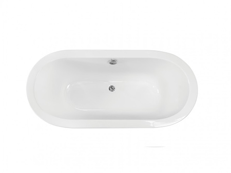 Wanna VICTORIA 160 biało/czarna wolnostojąca-BESCO