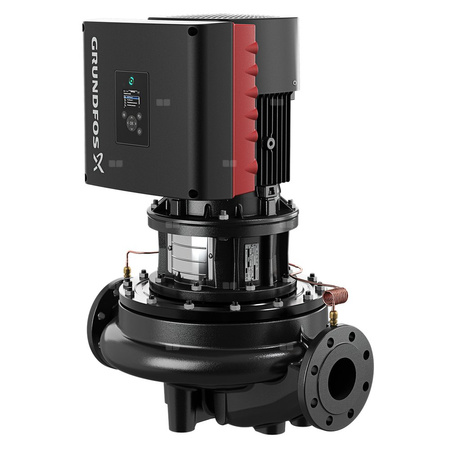 Pompa obiegowa GRUNDFOS TPE 125-160/4 typu in-line z silnikiem znormalizowanym 50/60 Hz, moc silnika 7.5kW 13.6 A PN 16 1455 obr/min