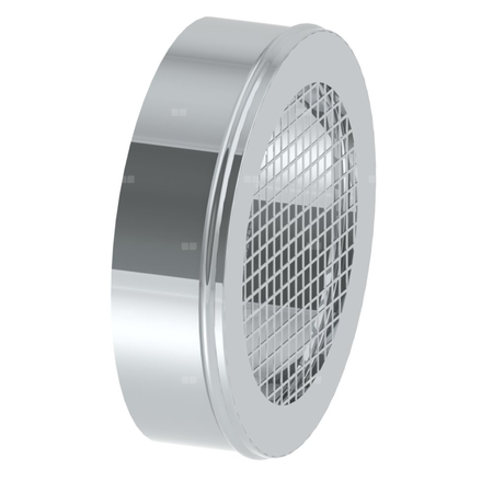 Zakończenie z siatką montowane na zyce JEREMIAS 215-DWECO1747 stal nierdzewna fi 130 mm