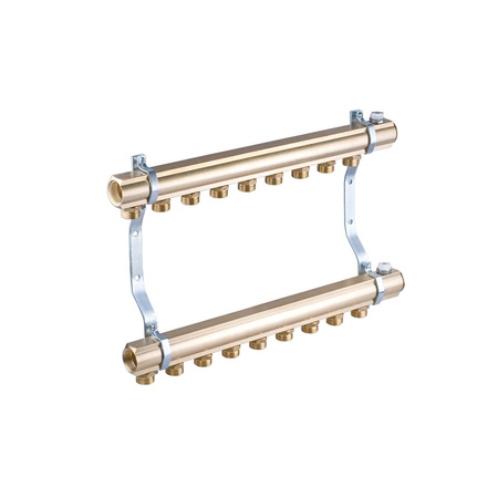 PHA-102 9-obwodowy PN10 Rozdzielacz CuZn