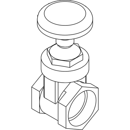 Zasuwa odcinająca 1½