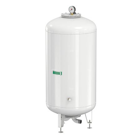 Naczynie wzbiorcze stojące FLAMCO MEIBES Airfix D-E, pojemność 200 l 6-, 10 bar / 120'C fi1 1/2'', kolor biały, do instalacji  C.W.U.