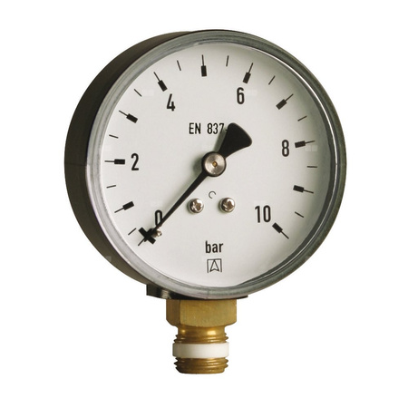 Manometr z rurką Bourdona AFRISO RF standardowy 0/1,6 bar radialne G1/8B fi 40 mm, kl. 1.6%