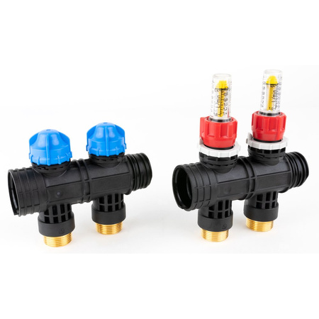 Rozszerzenie rozdzielacza ProCalida EF1 K o 2 obiegi, przepływomierz 0,2 - 1,6 l/min