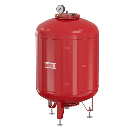 Naczynie wzbiorcze stojące FLAMCO MEIBES Flexcon M, pojemność 200 l 6-, 10 bar / 120'C fi1 1/4'', kolor czerwony, do instalacji