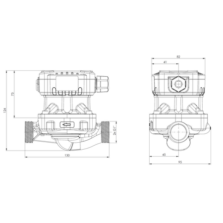 Pompa obiegowa APH 160, 15-7/130 mm z przewodem 1,6 m