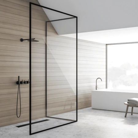 Odpływ liniowy szkło G-DRAIN Double Dark - NEXT L-70 - BALNEO