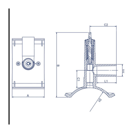 Zawór siodłowy do nawiercania PE100RC SDR11 d 160/63 FOX