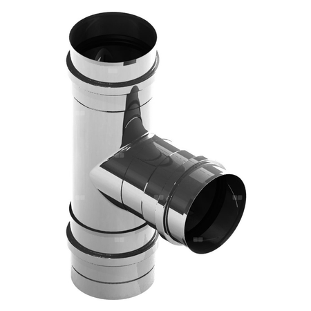 Trójnik z miską na kondensat 90' JEREMIAS EWEC.6D00AL.55 100 mm