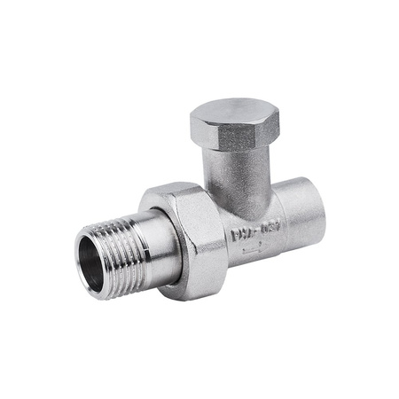 PHA-031/L G1/2xO15 (GZ) PN10 DN15 Zawór grzejnikowy odcinający P do wlutowania CuZn-C PN-M-75002