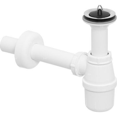 Syfon butelkowy 1 1/4 x 1 1/4 tworzywo sztuczne / biały