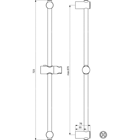 IDEALRAIN Drążek M 7