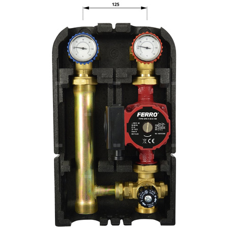 Grupa mieszająca GZ 6/4" z zaworem termostatycznym i pompą GPAII