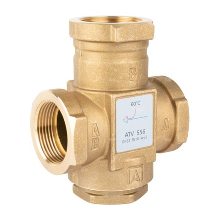 Zawór bezpieczeństwa AFRISO ATV 556 mosiądz GWxGW 1 1/4 '' x 1 1/4 '', 60°C -AFRISO