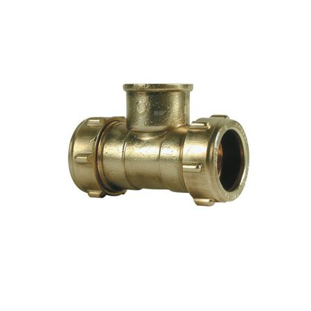 Trójnik IBP 617 mosiądz 18 mm x 18 mm x 1/2'' GW