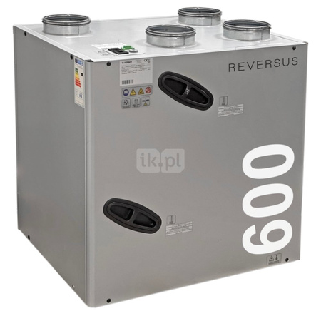 Rekuperator ścienny VITECO Reversus 600 z wymiennikiem entalpicznym 580m3/h (150Pa)