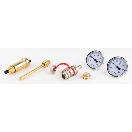 Sprzęgło hydrauliczne ocieplone BLH 822, 200 kW, 4x GW G2'', 6x GW G1/2'' odpowietrznik automatyczny, zawór spustowy, termometry, tuleja zanurzeniowa, korek