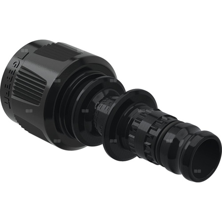 Złączka przejściowa  GEBERIT Mepla, PVDF, 16 x 20 (końcówka wciskowa x master fix)