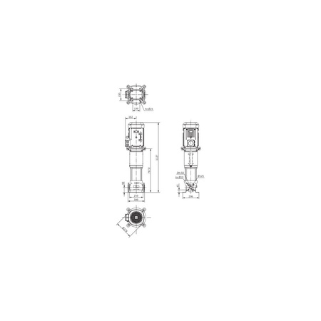 Wysokociśnieniowa pompa do wody Wilo-Helix V 2204-2/25/V/KS/400-50