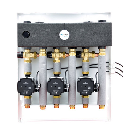 CONCEPT Zestaw MIX-BOX 333 z grupami GP-TC/GP-TC/GP-TC MIX BOX 20, z pompami Wilo Yonos Para 15/6