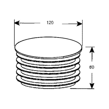 Zaślepka kanalizacyjna 110mm