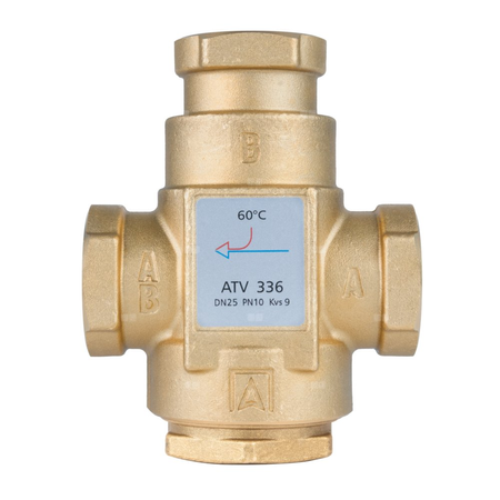 Zawór bezpieczeństwa AFRISO ATV 336 mosiądz GW x GW 1''