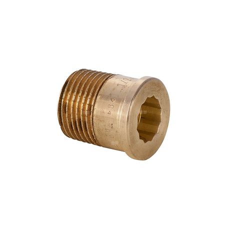 Część śrubunku z uszczelką IBP 4371 G, brąz, 1/4'' x 1/2'' (GZ x końcówka wtykowa)