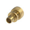 Szybkozłącze TECE flex, brąz, 16 mm x 1/2'' (zz x pz)