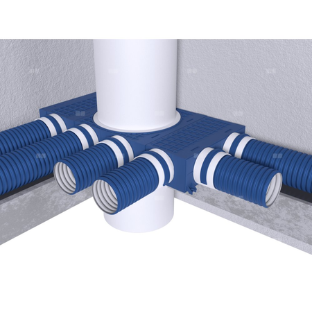 Moduł bazowy skrzynki rozprężnej lub rozdzielacza