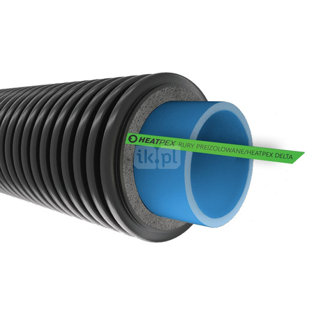 Rura preizolowana pojedyncza HEATPEX DELTA PE GEO 50/90