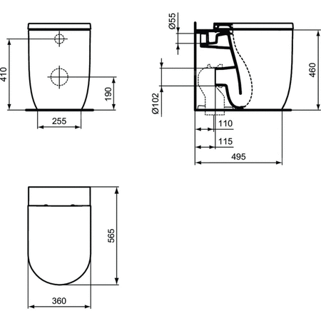 BLEND CURVE deska wolnoopadająca
