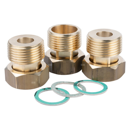 Zawór regulacyjny termostatyczny do wody ciepłej AFRISO ATM 363 ze śrubunkami mosiądz GZ 1'', DN 20, zakres temp. 35-60'C, Kvs 1.6 m3/h, maksymalna temperatura 90'C, maksymane ciśnienie 10 bar